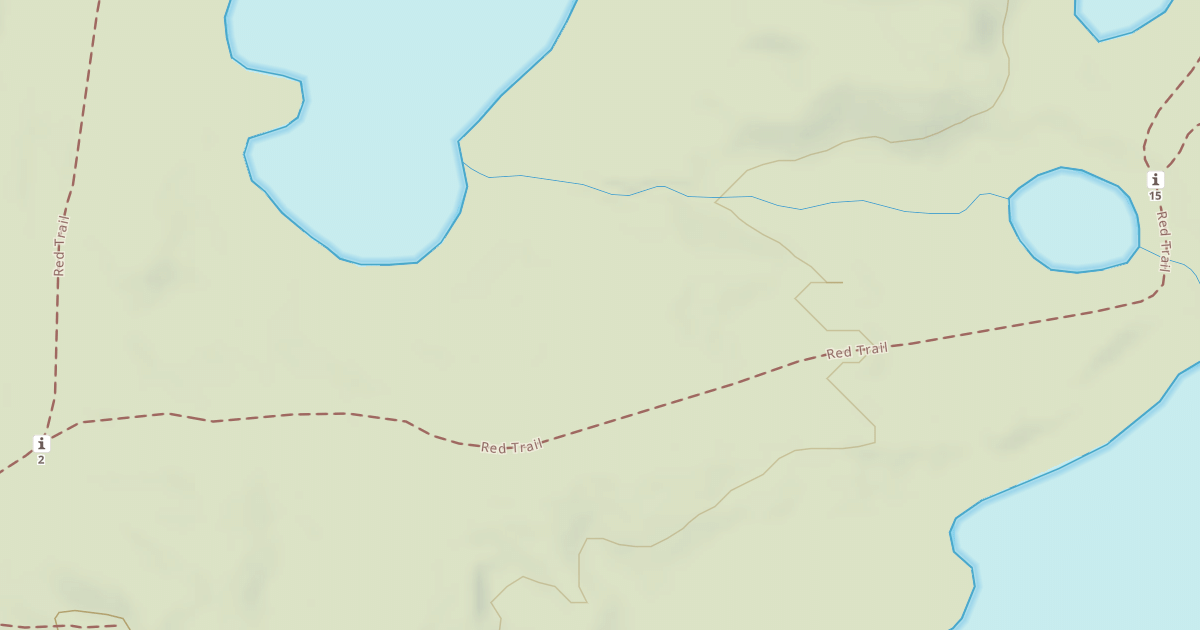 Map preview of Bald Mountain Rec. Area - Red Trail