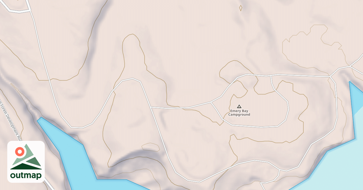 Map of EMERY BAY CAMPGROUND
