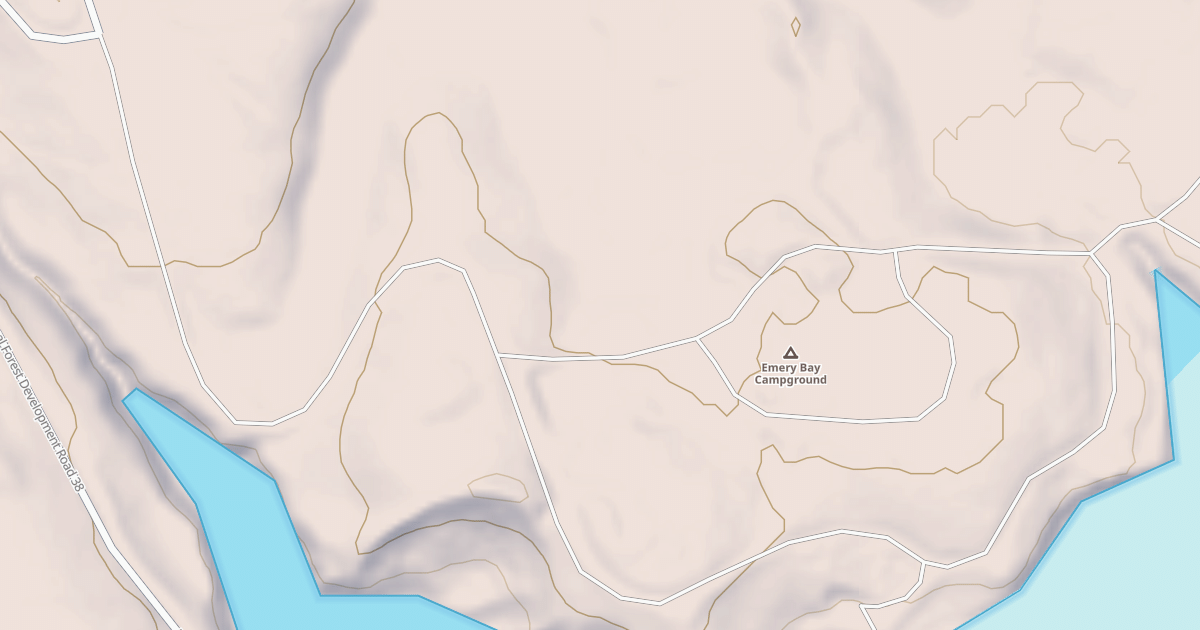 Map preview of EMERY BAY CAMPGROUND