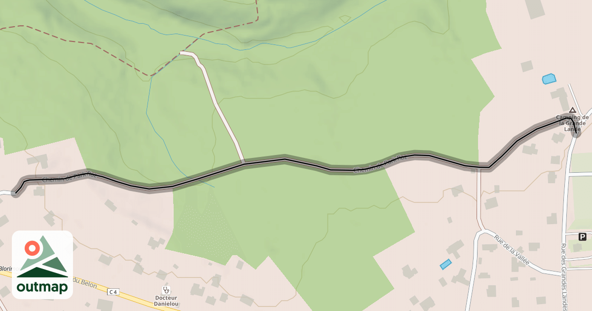 Map of Chemin de Park Roz