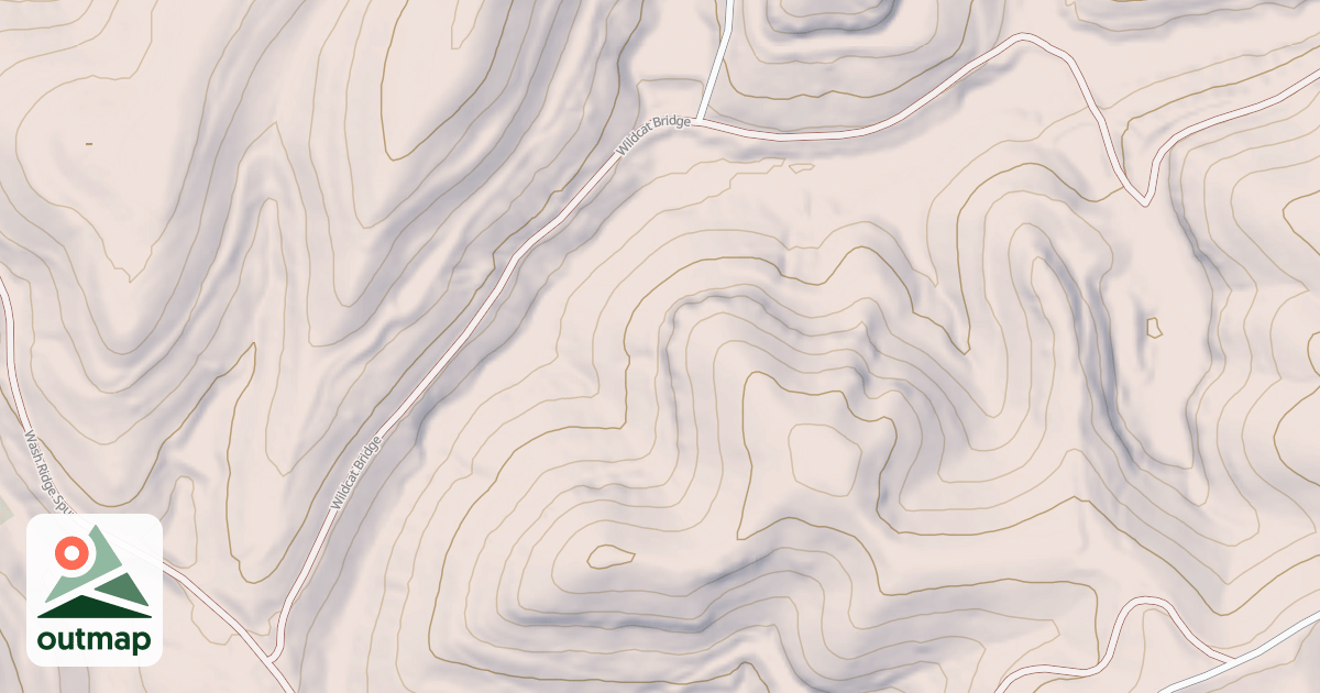 Map of WILDCAT BRANCH