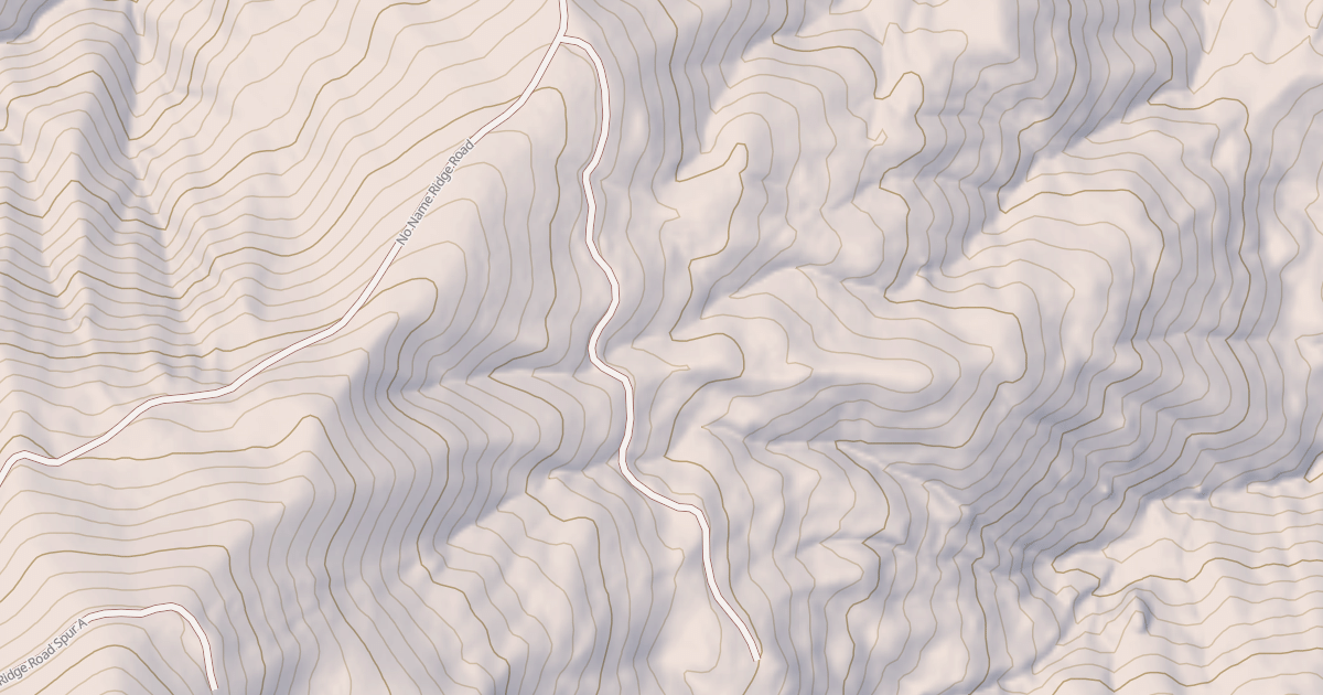 Map preview of NO NAME RIDGE SPUR B