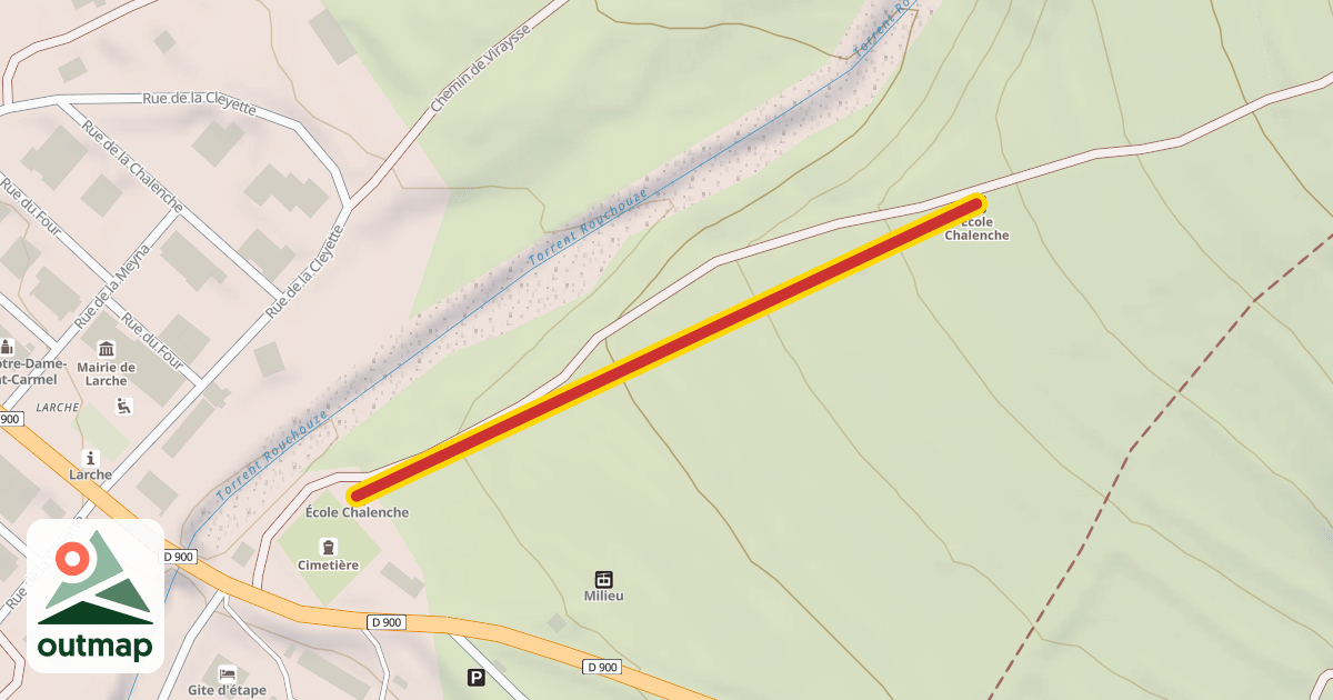Map of École Chalenche