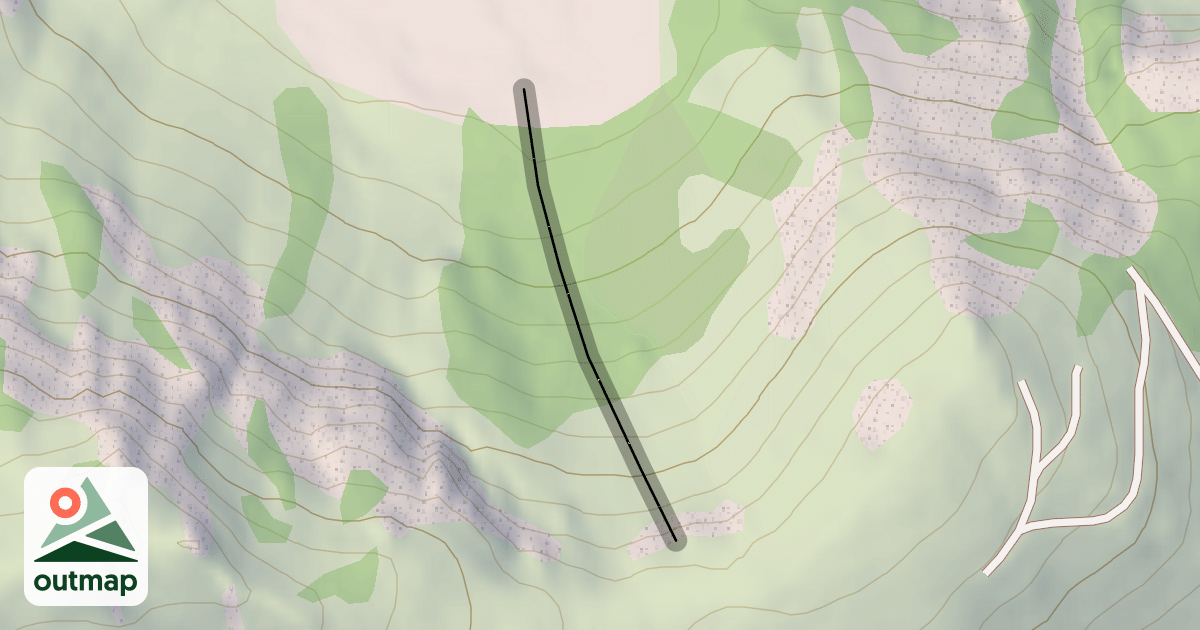 Map of Lower Saddle