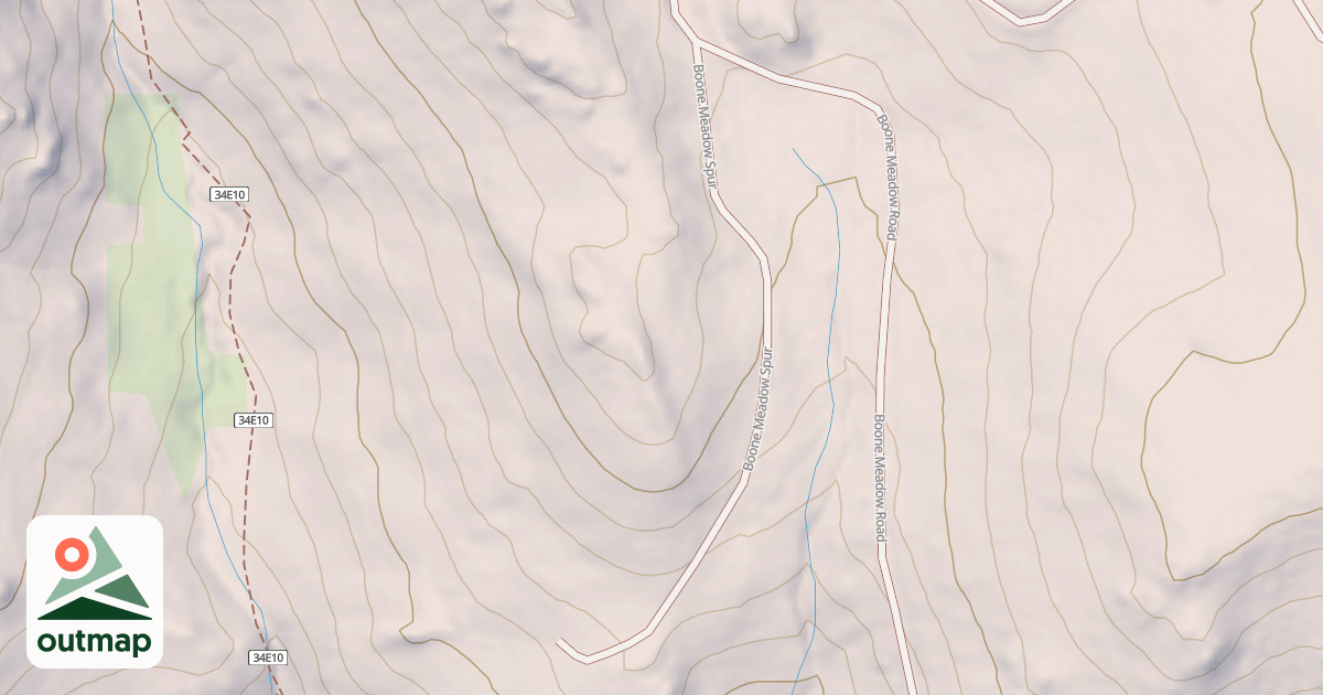 Map of BOONE MEADOW