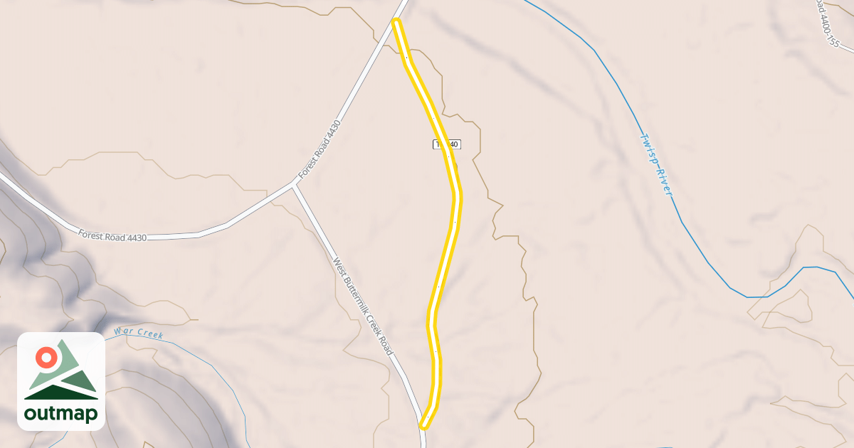 Map of Twisp River Trail