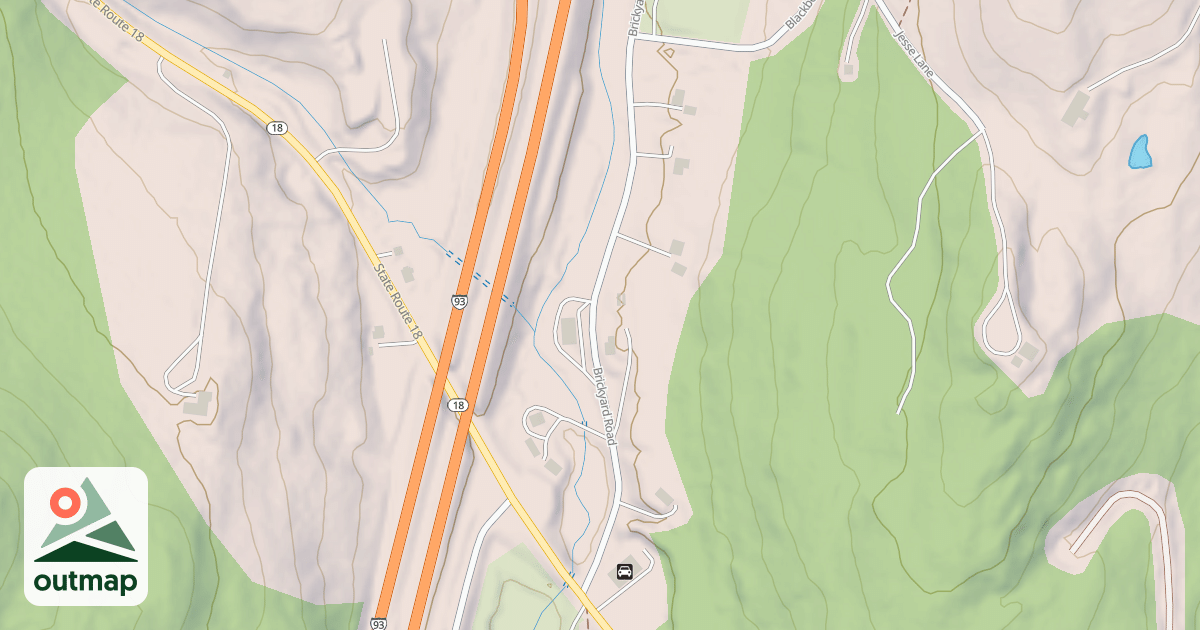 Map of Brickyard Rd