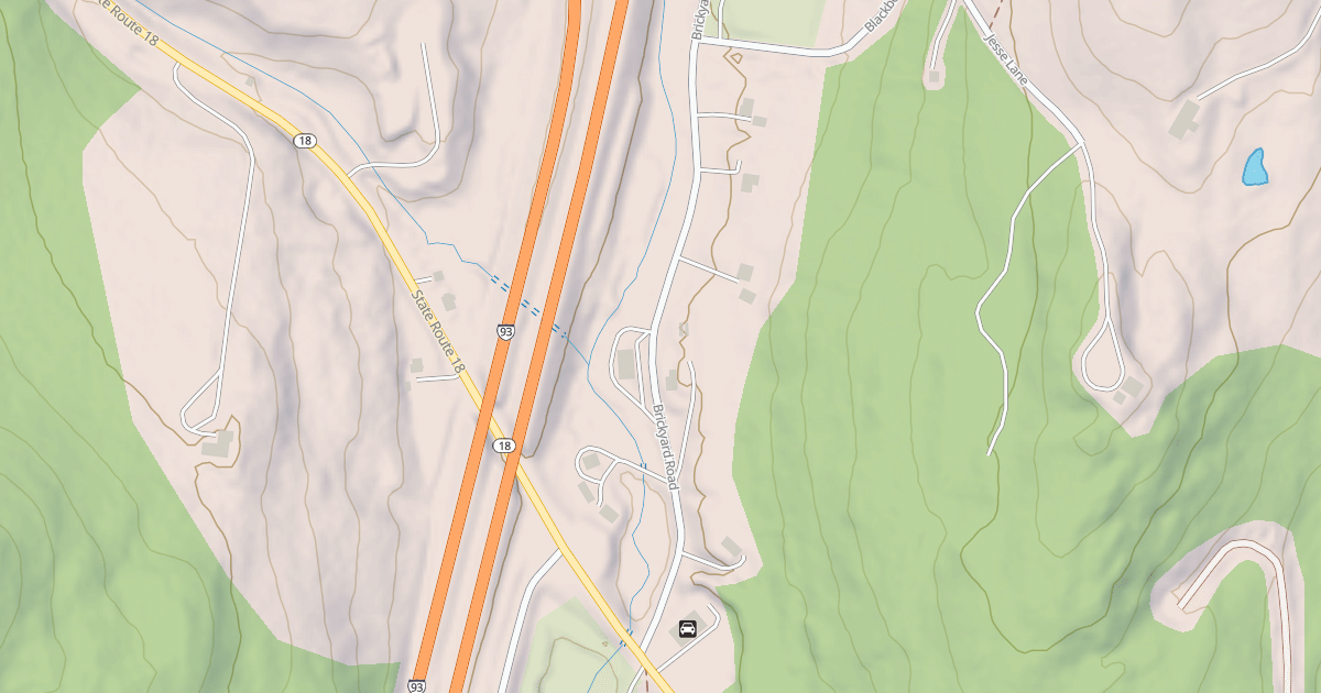 Map preview of Brickyard Rd
