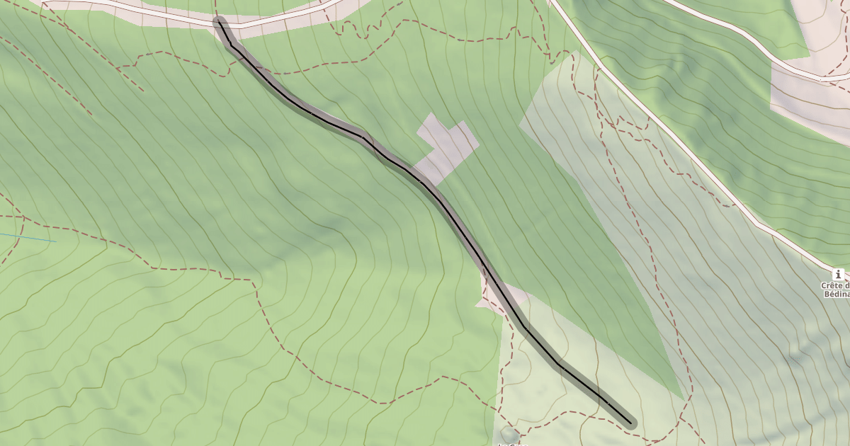 Map preview of Combe de Bédina
