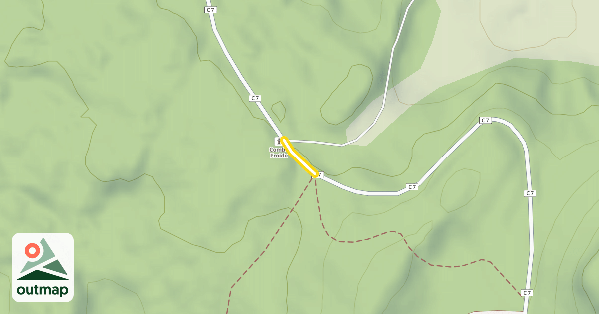 Map of Route de la Borne au Lion