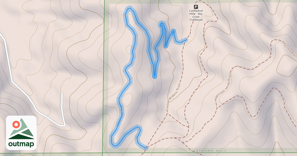 Map of Madrone Trail