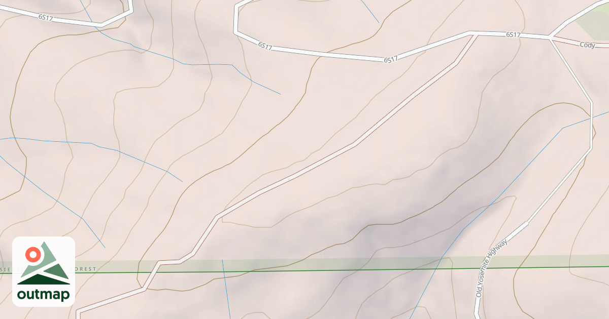 Map of BURFORD A SPUR