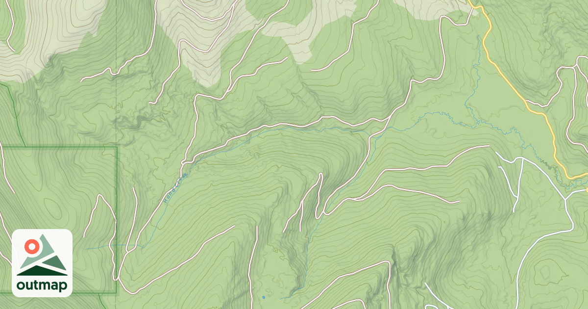 Map of HAND CREEK