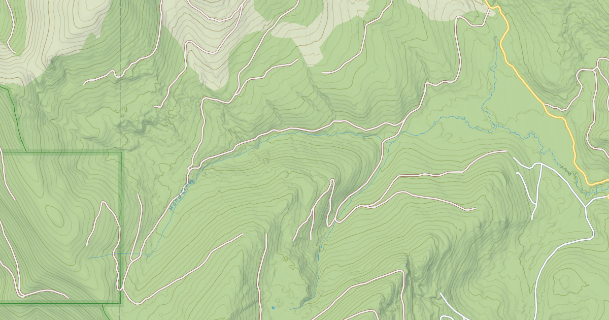 Map preview of HAND CREEK