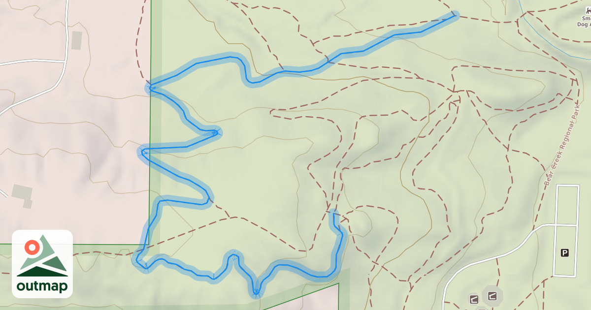 Map of Bear Creek Race
