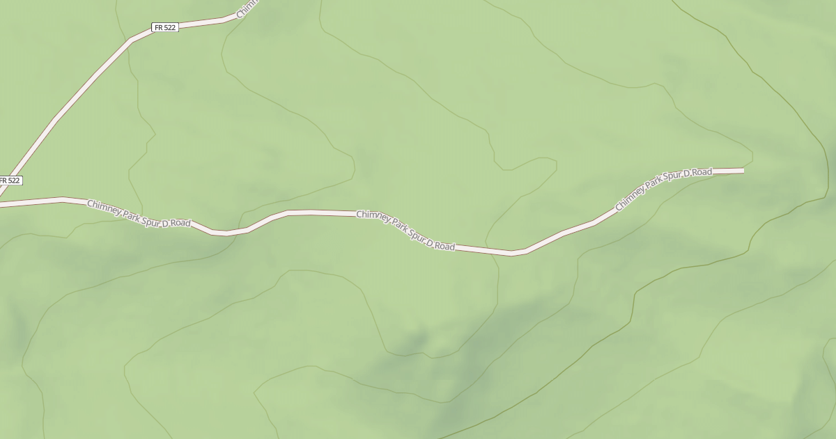 Map preview of CHIMNEY PARK SPUR D
