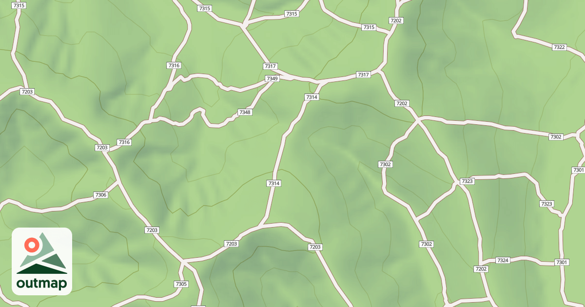 Map of USFS Motor Vehicle Use Map Trails 19387