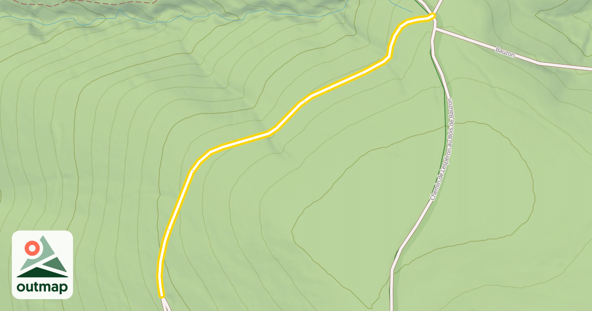 Map of Montsézieux