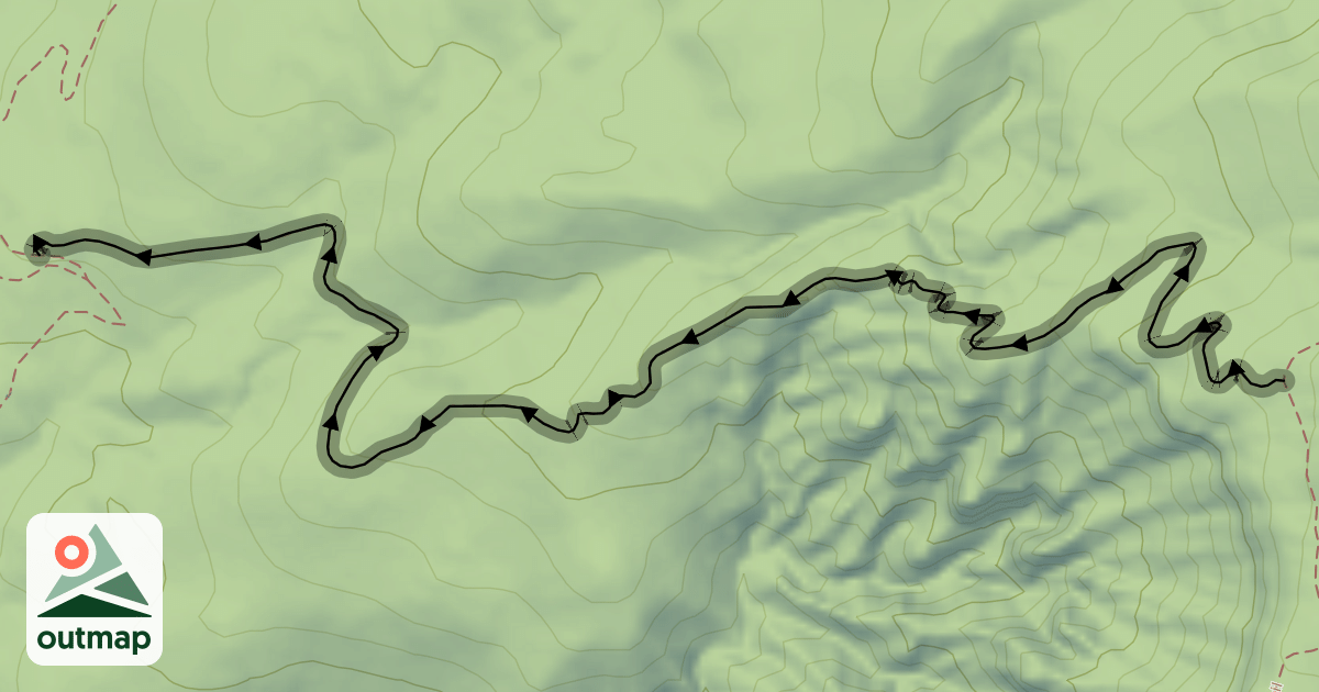 Map of Boneyard Trail