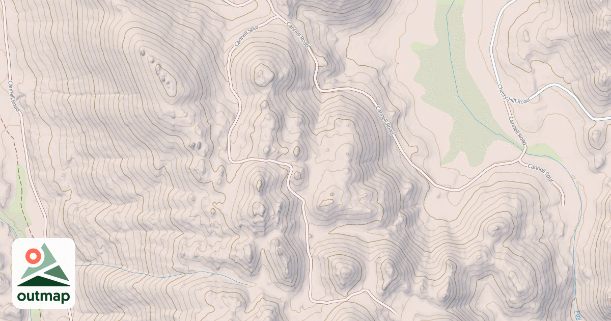 Map of CANNELL