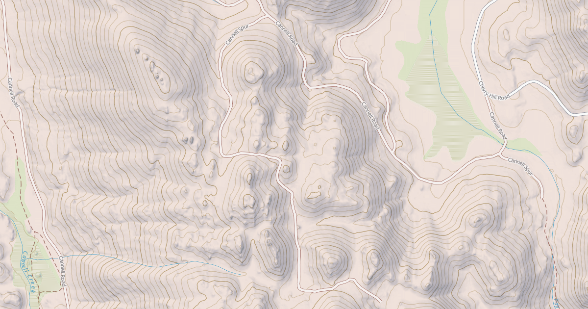 Map preview of CANNELL