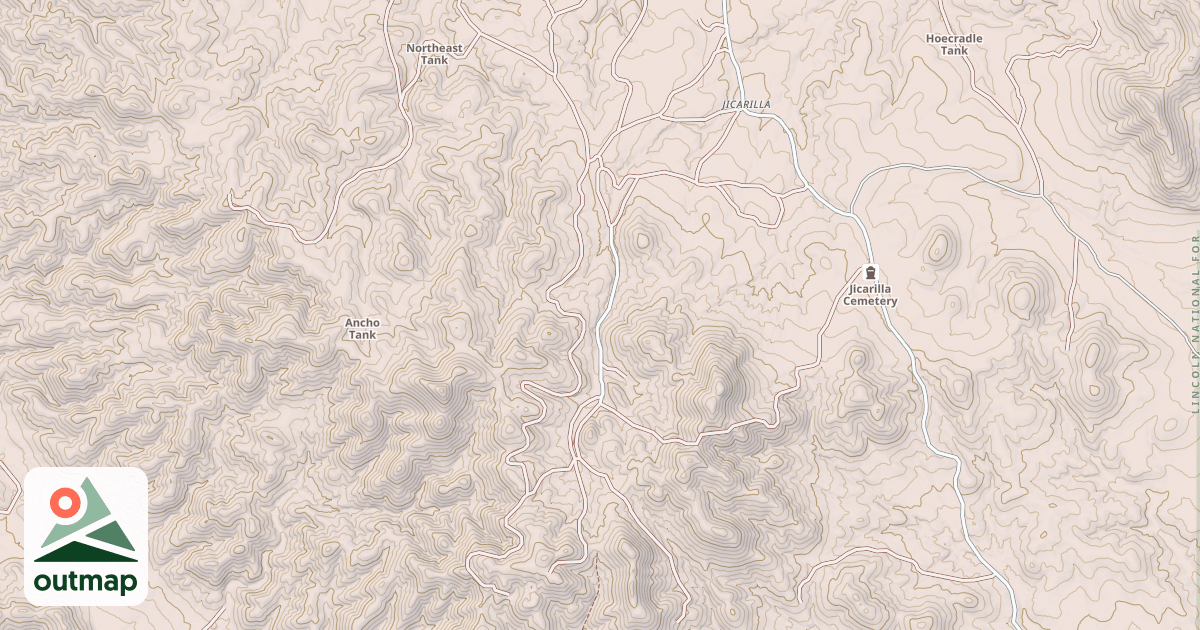 Map of ANCHO RICO