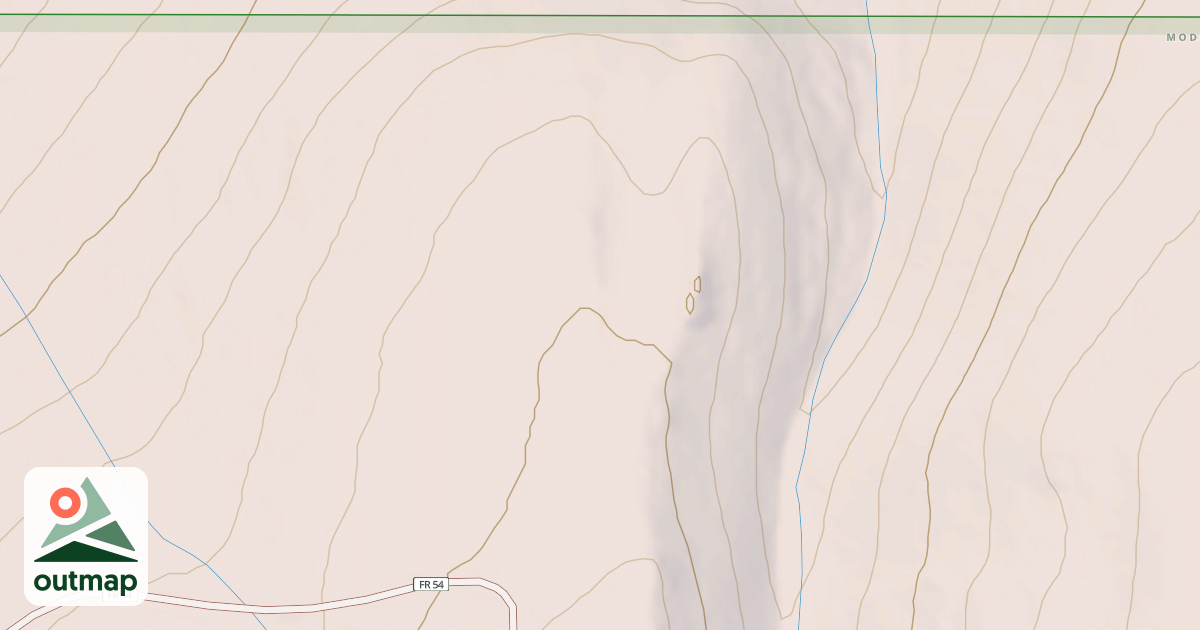 Map of CARY SPRING SPUR