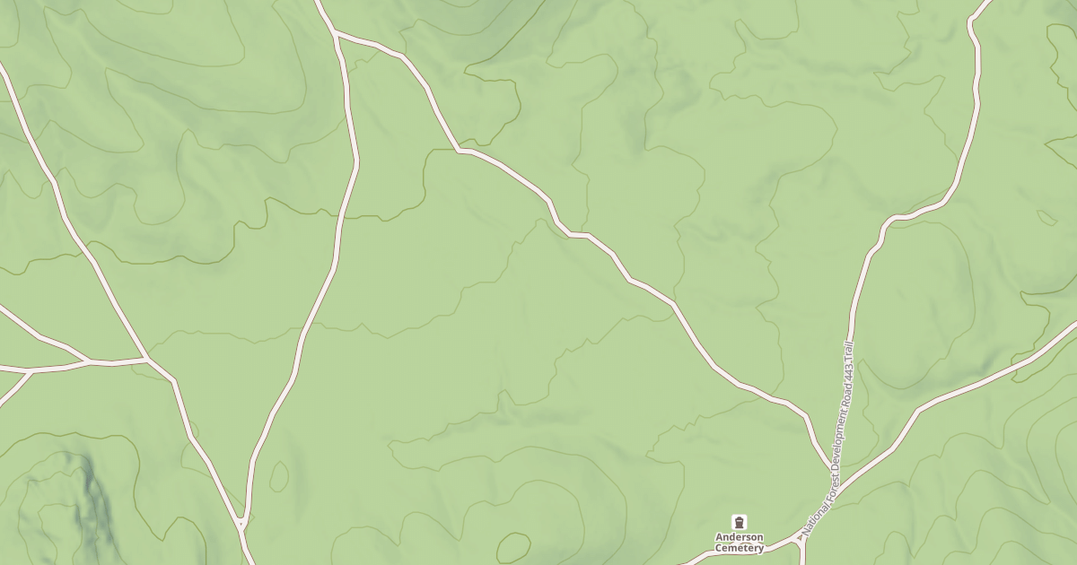 Map preview of HILLEN CANYON ROAD