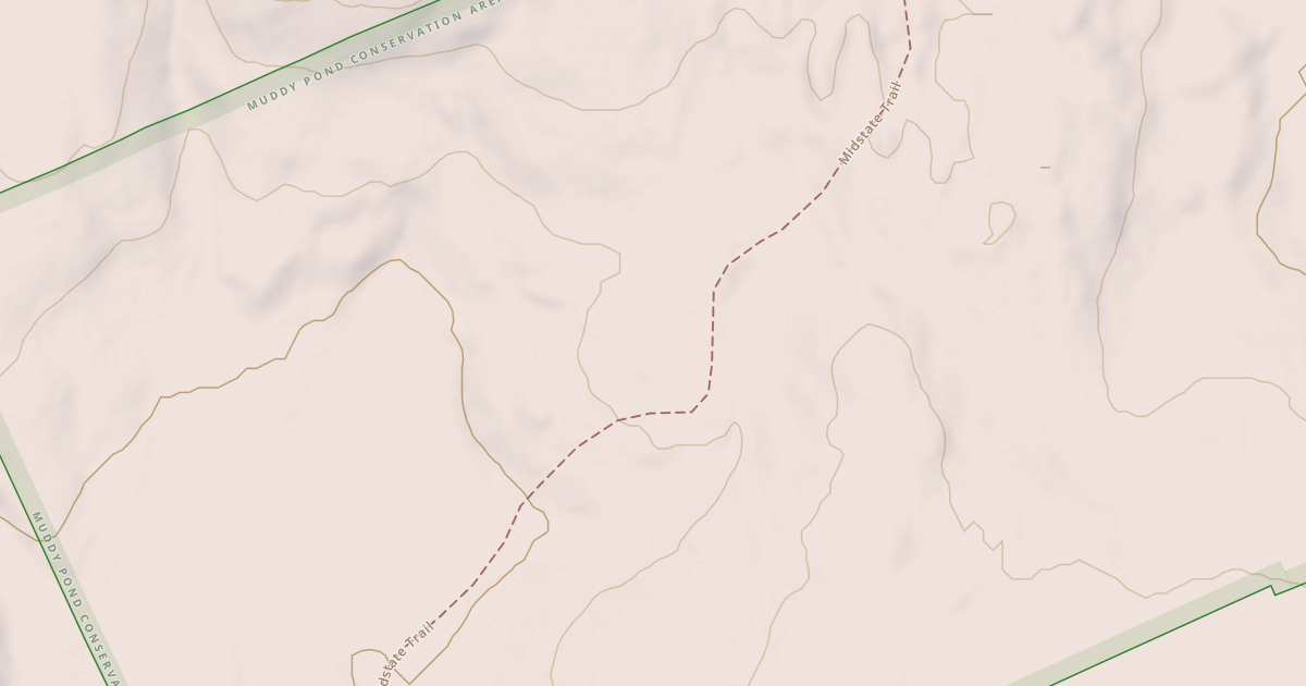 Map preview of Midstate Trail