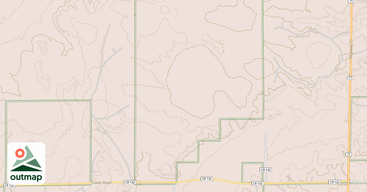 Map of ROAD 709