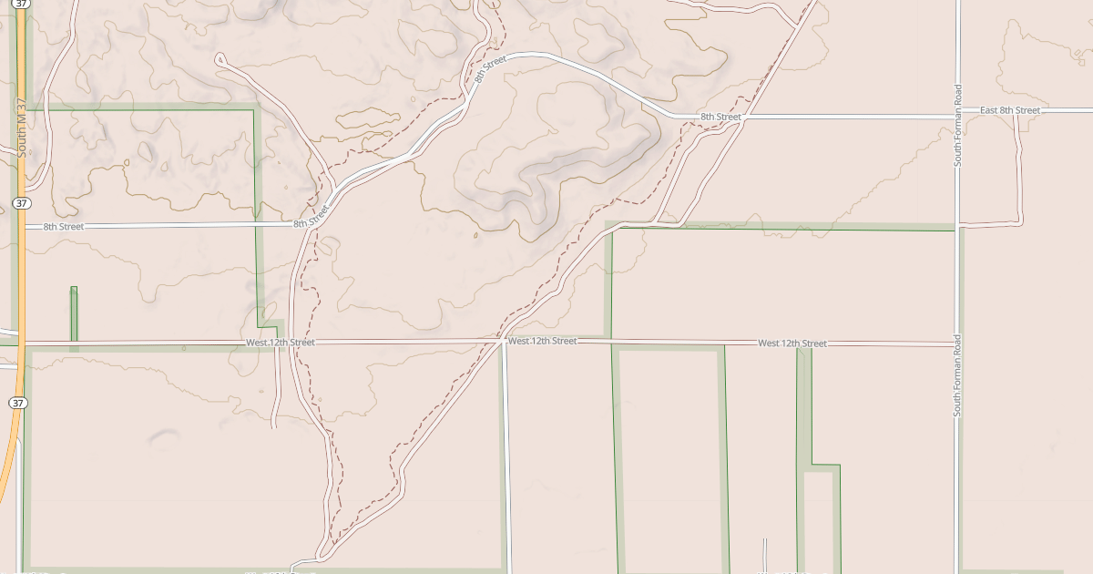 Map preview of Little Manistee Motorcycle Trail