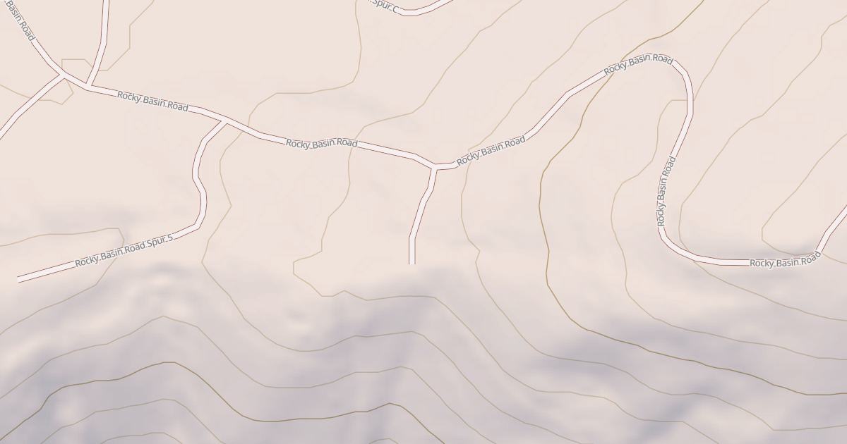 Map preview of ROCKY BASIN B SPUR