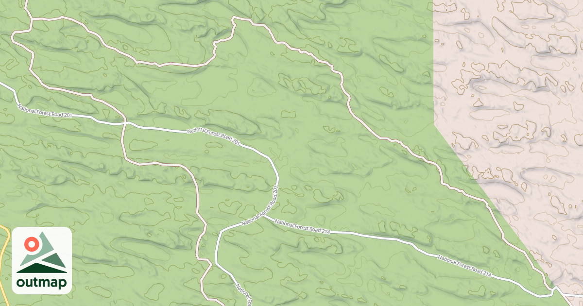 Map of POISON IVY TRAIL