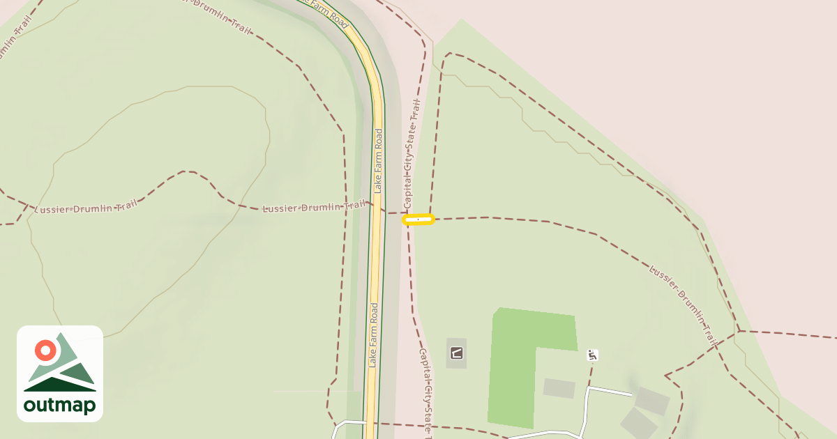 Map of Lussier-Drumlin Trail