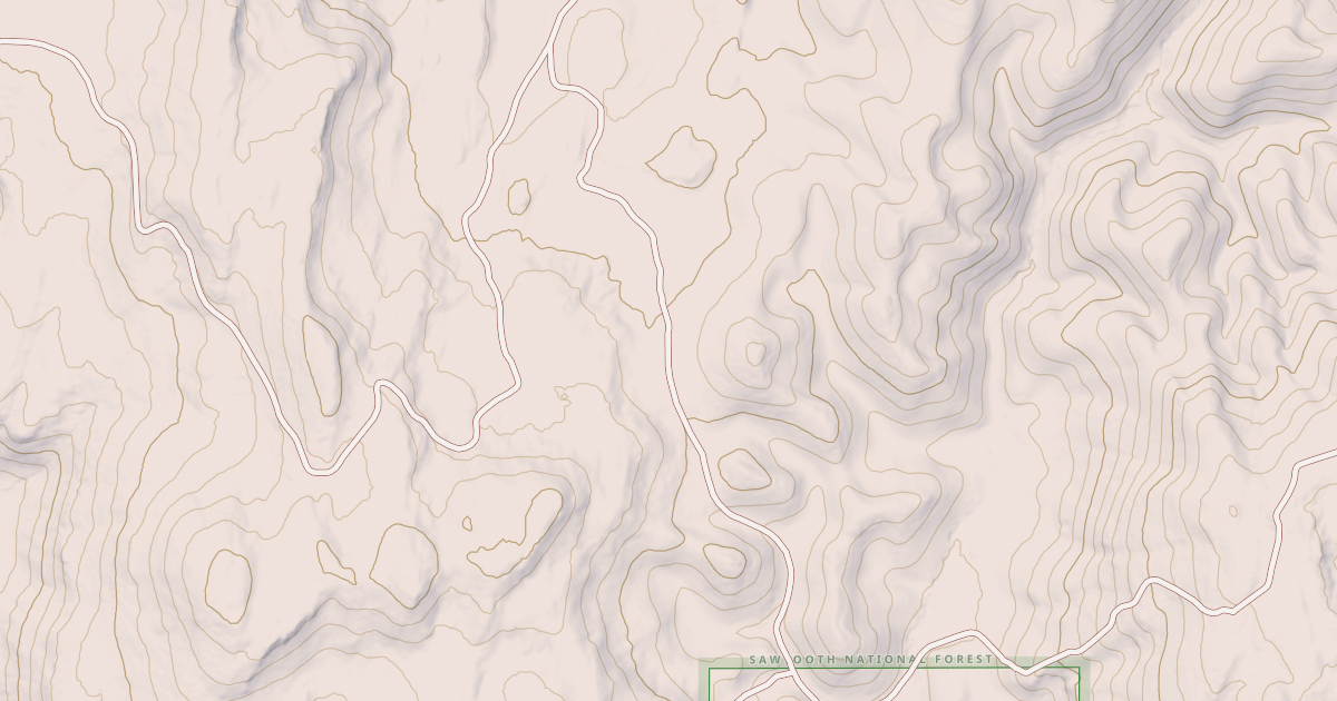 Map preview of S FORK SHOSHONE