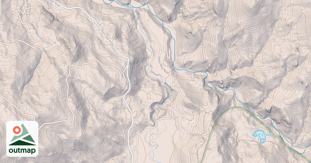 Map of DIXON MINE ROAD