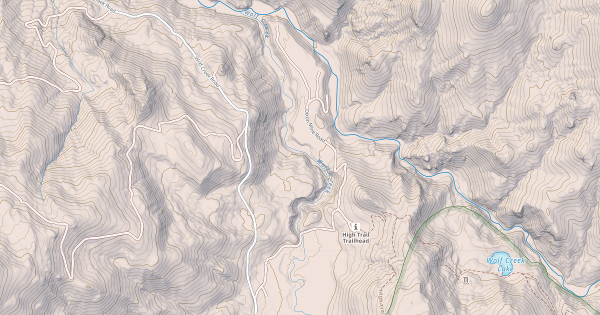 Map preview of DIXON MINE ROAD