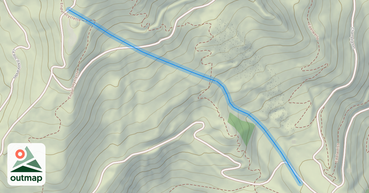 Map of Les Vallons Jartoux