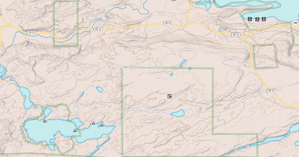 Map preview of GUNFLINT SNOWMOBILE