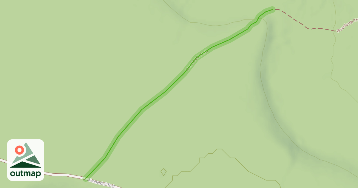Map of Overlook Trail