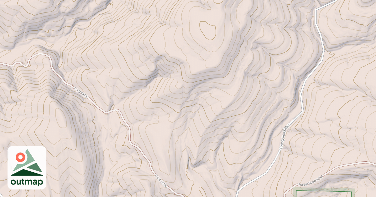 Map of USFS Motor Vehicle Use Map Roads {EA2A1332-27A2-4F09-B454-6BAAE06D6BF1}