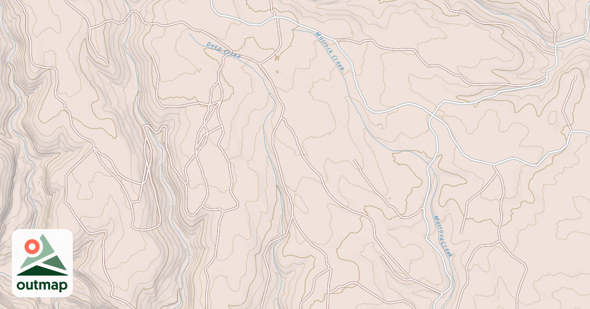 Map of USFS Motor Vehicle Use Map Roads {095CAD7F-5227-4F6A-97F0-5BD151A58CAF}
