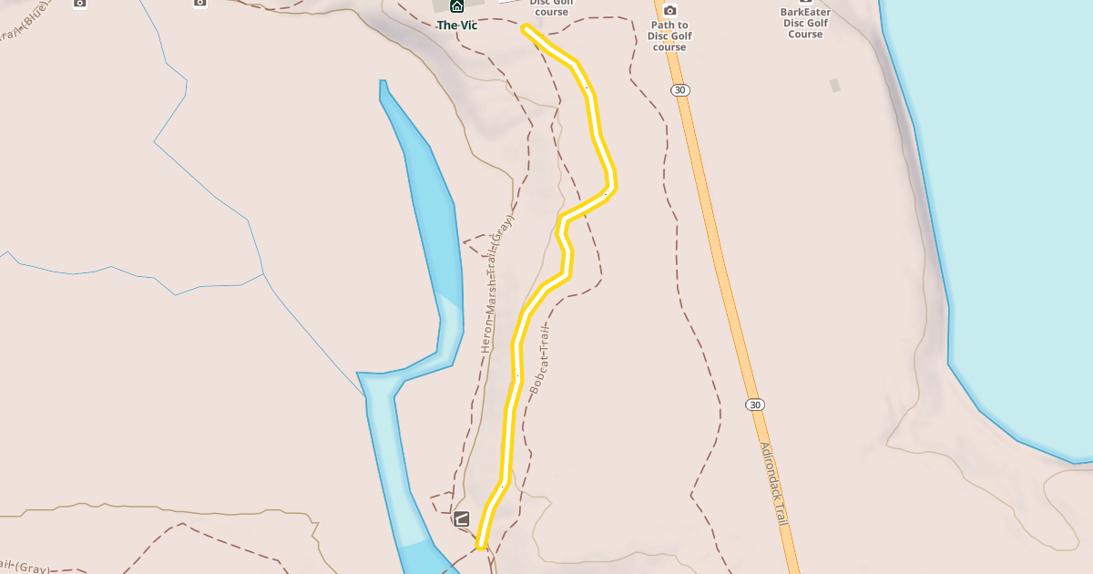 Map preview of Wood & Waters Trail (Red)