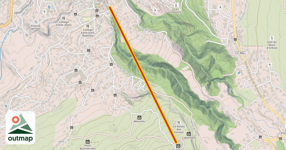 Map of Chamois