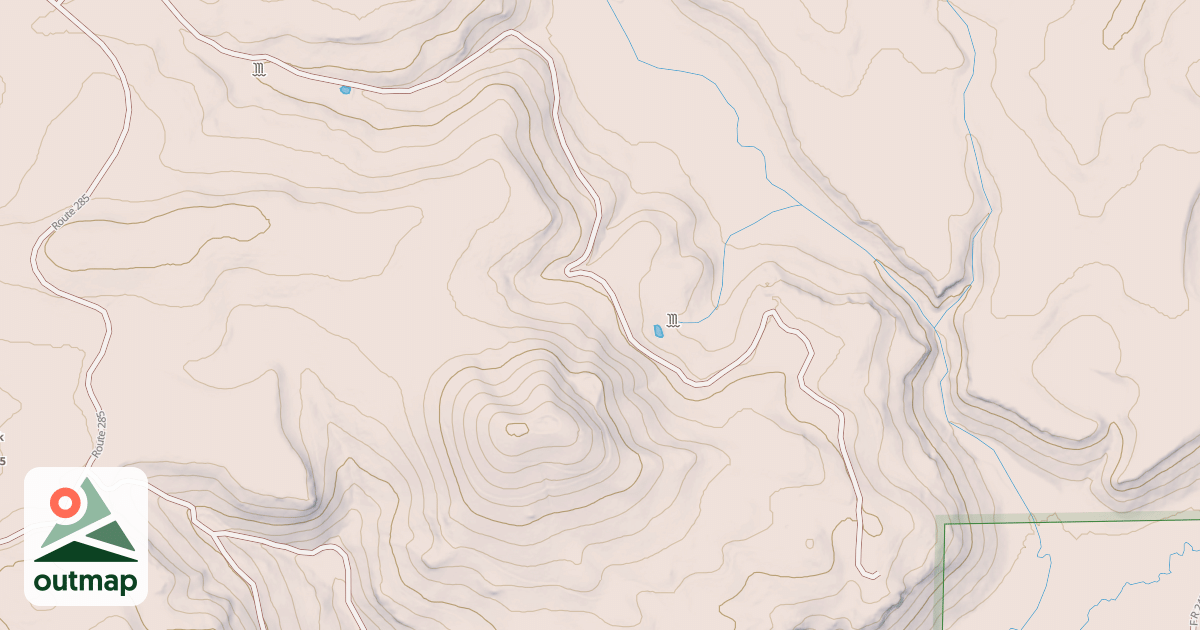 Map of N. SPRINGS TS.