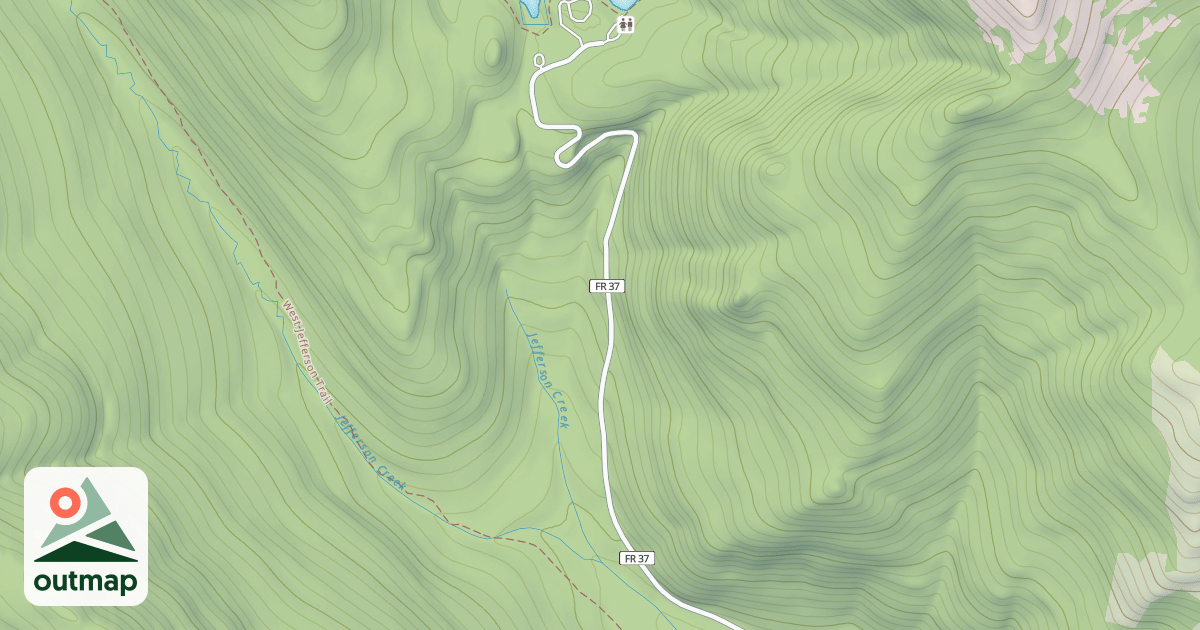 Map of JEFFERSON LAKE