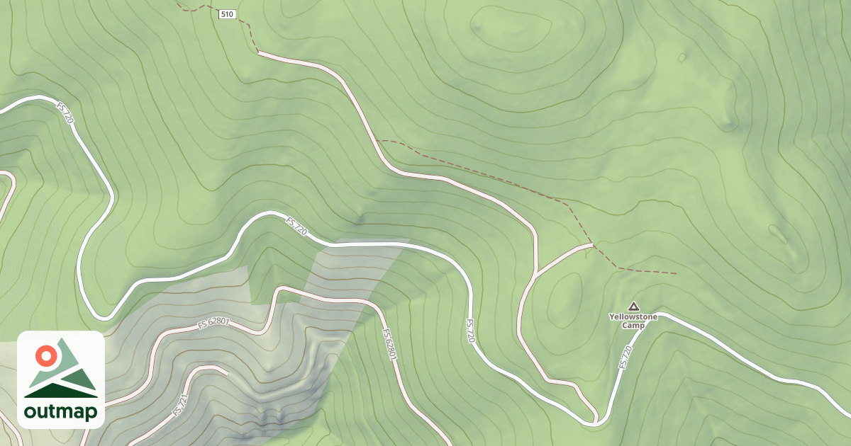Map of (FDR) YELLOWSTONE CAMP