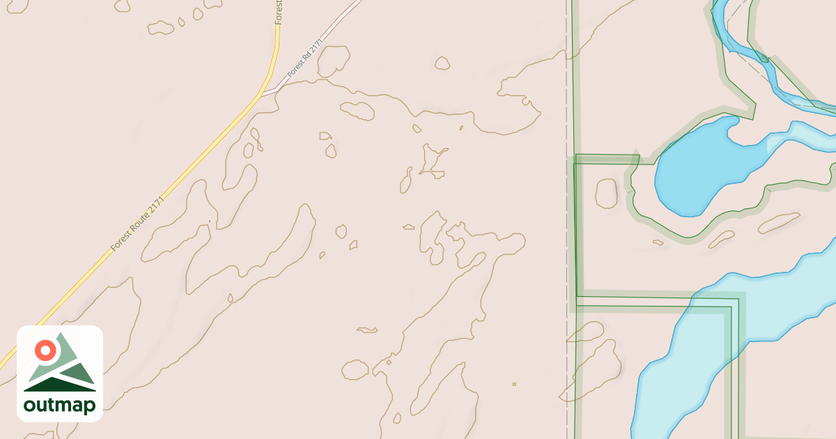 Map of BURNT OUT BRIDGE