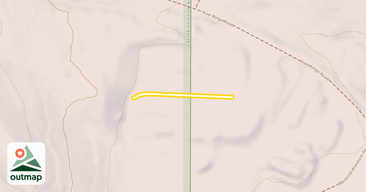 Map of Biathlon Range