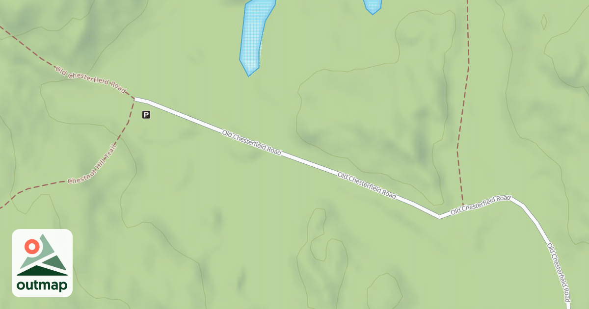 Map of Old Chesterfield Road